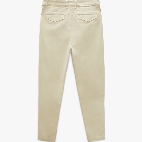 Zara REGULAR FIT PLEATED PANTS.  Size EU. 38 USA 30 - Picture 2 of 8